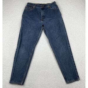 Vintage Levis Jeans‎ Womens 16 Med Blue 551 Relaxed Tapered Mom 90s Made In USA